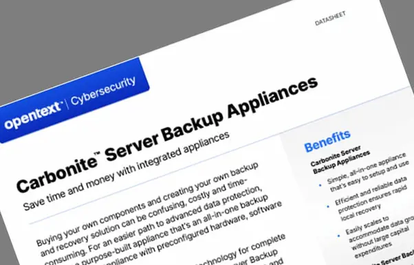 White Paper_Carbonite Server Backup Appliances