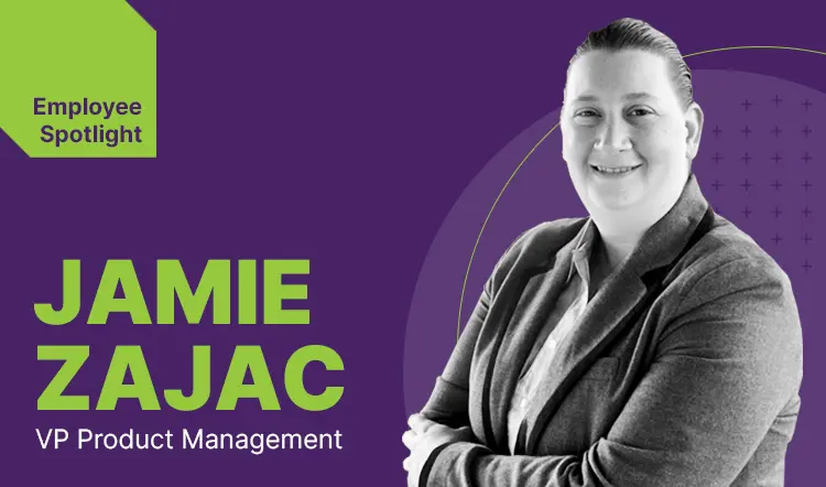Headshot of Jamie Zajac, VP Product Management.