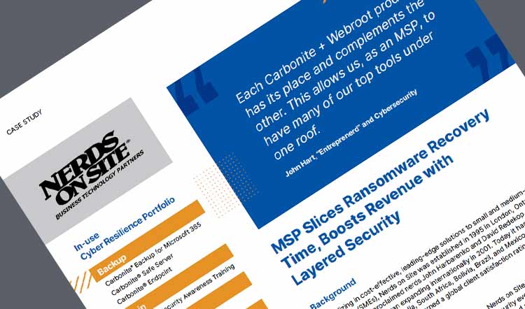 MSP Nerds on Site case study