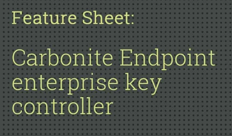 Carbonite Endpoint enterprise key controller datasheet
