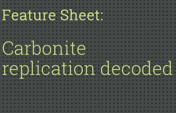 Carbonite Datasheet: Replication decoded