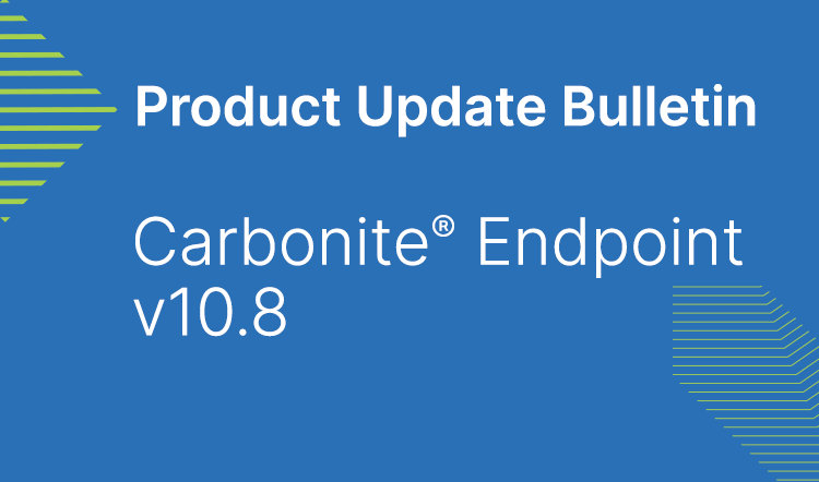 Carbonite Endpoint v10.8