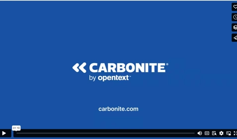 Carbonite Endpoint Backup - SCIM provisioning demo