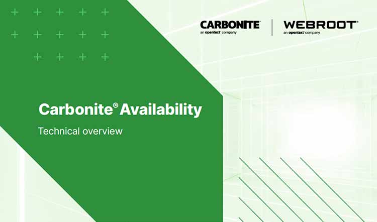 Carbonite Availability Technical Overview Guide