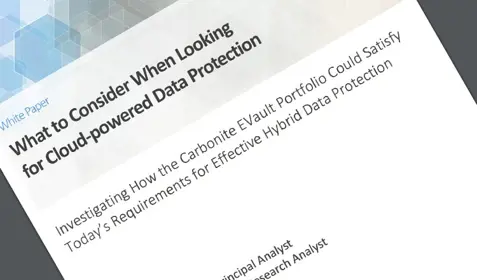 What to consider when looking for cloud-powered data protection