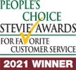 2021 People’s Choice Stevie Winner For Customer Service