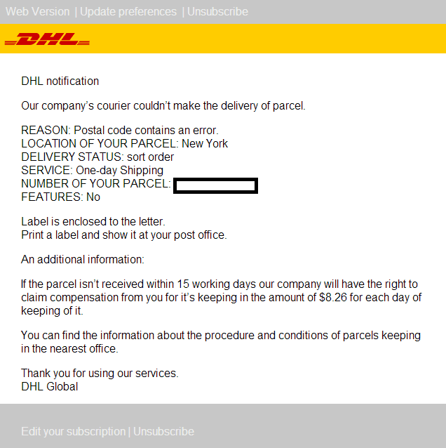 Fake_DHL_Delivery_Notification_Email_Spam_Malware_Social_Engineering